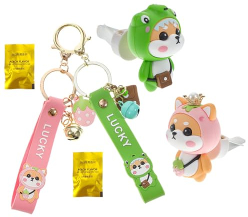 Vaguelly Lustige Hund Luftauslass Clips Süße Kawaii Auto Duftkerzen Für Auto Innenraum Aromatisierte Dekoration Für Erfrischende Fahrten Autozubehör Für Tierliebhaber