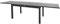 di volio Gartentisch GALIPO aus Aluminium in Holzoptik, 135–270x90x74 cm – ausziehbarer Terrassentisch für Indoor & Outdoor (Grau)