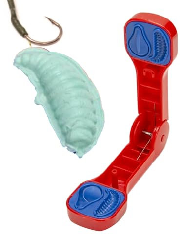 Fishing Bait Molds, Two Cavity Multipurpose Molds Lure Making, 6,3 x 2,76 x 0,98 Zoll, entzückend, kompakt, wiederverwendbar, für Angler, Anfänger und Profis