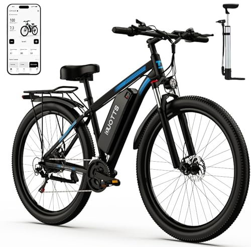 Electric Bike C29, 29'' E-Mountain Bike with 48V 15Ah Removable Battery & 250W High-Performance Motor, Professional 21-Speed with LCD Display, Electric Bicycle for Adults
