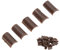 U Tip Hair Extension Granule, Thermal Bonding Bead, Hair Extensions Bonding Glue 2 Bag Brown Glue In for Wigs and Versatile Applications