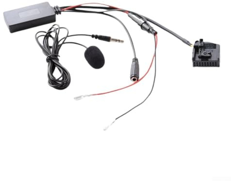NbgrvB Bluetooth 5.0 Aux Audio Kabel Adapter für Benz W203 W209 W164 W163 R129 Autoradio Stereoanlage ohne Werks-TV-Tuner CD-Wechsler mit Mikrofon