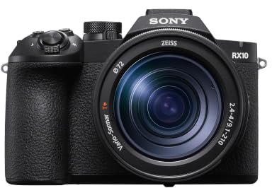 Sony RX10 V | Fotocamera con zoom ad alte prestazioni (24–600 mm) | Autofocus con rilevamento in tempo reale, sensore da 20,1 MP e scatto a raffica ininterrotto a 30 fotogrammi al secondo