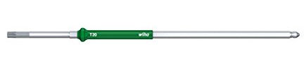 Wiha Wechselklinge TORX® für Drehmoment-Schraubendreher mit Längsgriff (26067) T10 x 175 mm, 3,8 Nm
