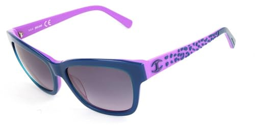 Just Cavalli Women's JC564S5692W Wayfarer Sunglasses,Blue,56 mm