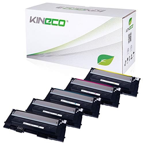 5 Toner kompatibel mit CLP-320 für Samsung CLP-325, CLX-3180, CLX-3185 - Schwarz je 1.500 Seiten, Color je 1.000 Seiten