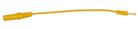 KS Tools 150.0958 4,0 mm Eingangsbuchse auf 0,8 mm Prüfadapterbuchse flach (gelb)