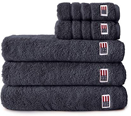 LEXINGTON Original Handtuch Charcoal Holzkohle - 70x130