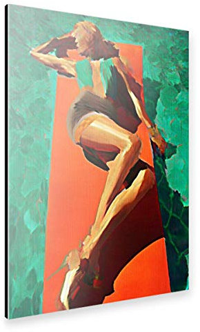 artboxONE Alu-Print 120x80 cm Sun Bathing von Künstler Boris Draschoff