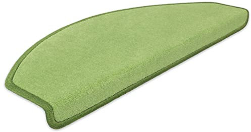 Kettelservice-Metzker® Stufenmatten Vorwerk Uni Einzeln und Sparset's Olivegrün 30 Stück Halbrund