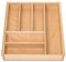 Orga-Box III BUCHE Besteckeinsatz für 50er Schublade für Nobilia ab August 2012 (473 x 397 mm) Holz-Besteckkasten mit 6 Fächer