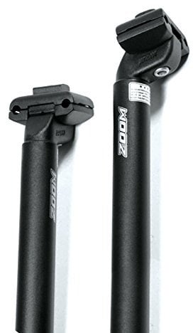 ZOOM Aluminium Sattelstütze MTB Alu 31.6 300Mm Schwarz, 31.6 x 300 mm