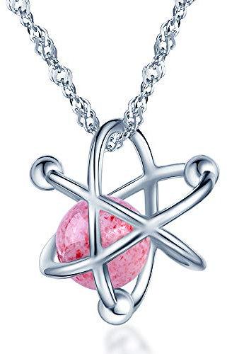 Unendlich U 925 Sterling Silber Anhänger Liebe Ist Wie Ein Planet Umgibt UniversumHerren/Damen/Paar Halskette Geschenk für Liebste