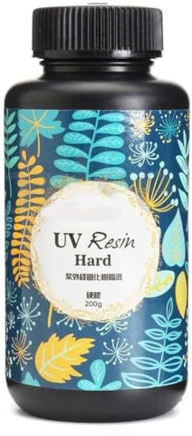 jasminelady 10/15/25/60/100/200g UV Resin Hard Glue Ultraviolet Transparent LED DIY Tools Epoxy Diy Transparent Hard Epoxy Uv Crystal Epoxy 200g