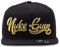 Nuke Guys Snapback Cap Gold Rush, Premium 6 Panel Snapback Straight Cap, Unisex Kappe, Mütze mit hochwertiger 3D Stickerei und Snap Verschluss, schwarz/Gold