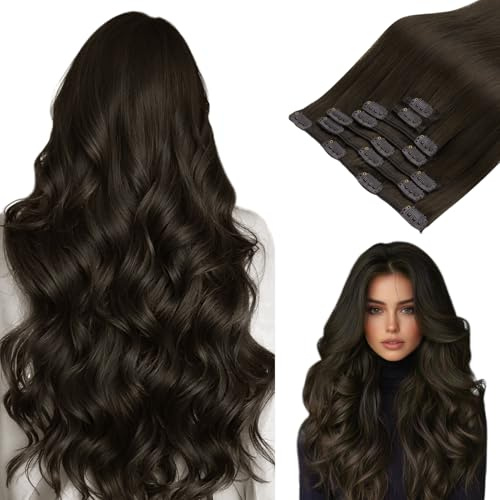 HOTBANANA Clip in Hair Extensions, Quick Wear & Full Head 18 #2