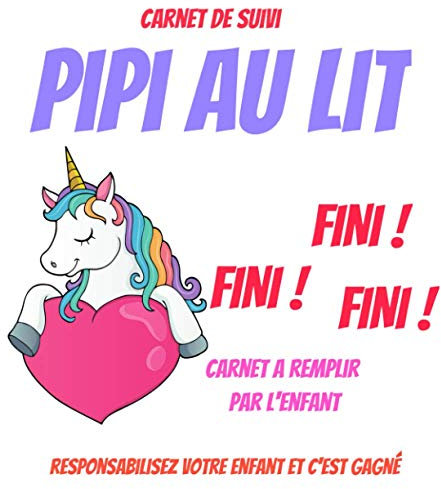 Carnet de suivi pipi au lit : pipi au lit carnet d'apprentissage : livre pour enfants de 3 à 15 ans – conseils -responsabilisez votre enfant: Livre ... au lit : pyjama absorbant : couches enfant