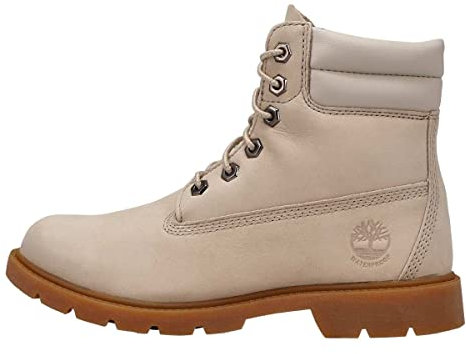 Timberland Damen Lindenhölzer, wasserdicht Chukka-Stiefel, Helltaupe Nubuk, 41 EU