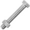 Sechskantschrauben M16x70 mm mit Sechskantmuttern M16 aus Edelstahl A2 (10 Stück) | DIN 933 & DIN 934 - Maschinenschrauben - Edelstahlmuttern von MESAROS®