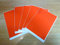 Groß 195x139mm A5 Farbig Selbstklebende Papier Etikett, Aufkleber. Erhältlich IN 12 Farben und Weiß - Rot