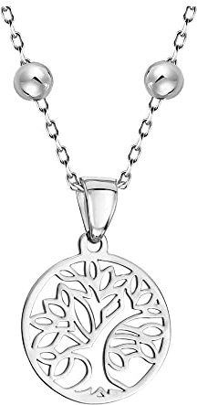 Sofia Milani - Damen Halskette 925 Silber - Baum des Lebens Anhänger - N0393