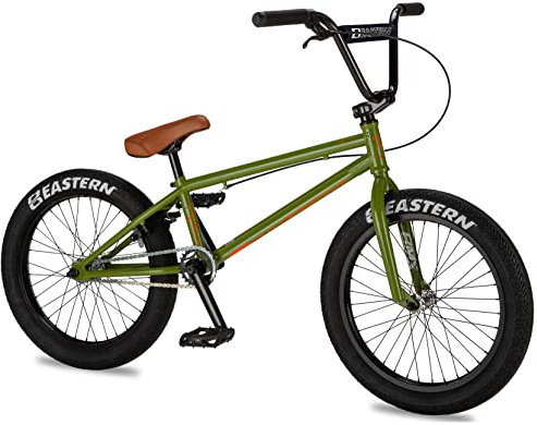 Eastern Bikes Traildigger 20-Zoll BMX-Fahrrad, Voll Leichter Chromoly-Rahmen und Gabelschaft (Grün)