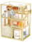 YUEHUA Porta pennelli da trucco multifunzione, in vetro trasparente, stile vintage, organizer per riporre profumi, smalti, rossetti, creme per il viso, pennelli da trucco