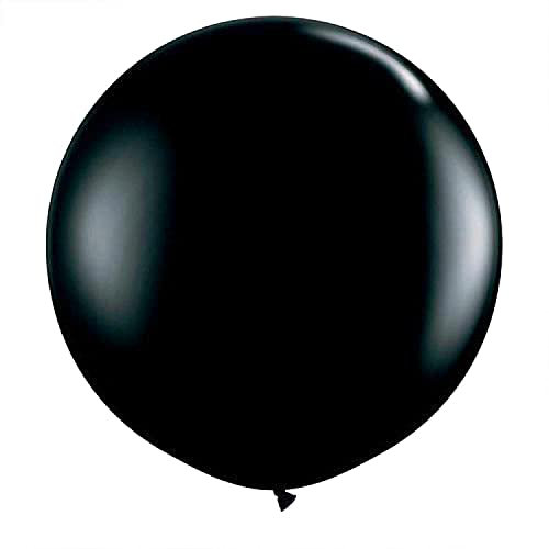 36 Zoll XXL Luftballons Schwarz,Großer Helium Ballons,Riesige Luftballons für Geburtstag Feiern, Festivals, Karneval und Hochzeiten(6 Stück)