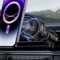 OMOTON Car Phone Holder, Magnetic Car Phone Mount Cradle Air Vent, [Double Magnetic Locking] - 360°Rotation, 2023 Upgrade Magnetism for iPhone, MagSafe and All 4.7''- 6.7'' Smartphones, Black