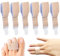 6 Pcs Hammer Toe Straightener,Hammer Toe Separators Splint,Hammer Toe Splints,Crooked Toes & Overlapping Toes,Protecting Curved Toes and Hammertoes,Toe Cushioned Bandages for Correcting Hammer Toes