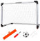 LZHDZQD Fussballtor, Fußballtor Kinder, Fussballtore für Garten Kinder, Fußballtor Faltbar für Indoor/Outdoor/Garten Weihnachts Fußballtor Spielzeug (weiß 115x80 Tor+ fußball)