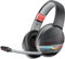 NUBWO G08 Dual Wireless Gaming Headset with Microphone for PS5, PS4, PC, Mobile, Tablet: 2.4Ghz Wireless + 5.3 Bluetooth - Lightweight - RGB Light - Red
