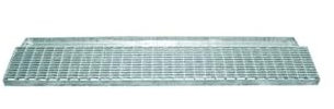 Telaio con griglia zincata antitacco - Dimensione cm 100x30