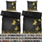 Sanilo® Bettwäsche 135x200 cm, 100% feinste Baumwolle, 4-teilig, Bettbezug, Kissenbezug 80x80cm, Oeko-TEX Zertifiziert (Silhouette, 4-teilig 135x200 cm)