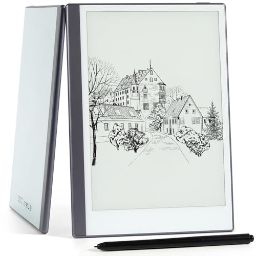 Geniatech E-ink Tablet for Note Taking Beginner Bundle, includes Kloudnote Mini 9.7 Notepad, Protective Case and Two Stylus Pens with Built-in Eraser, Android System with 2G 1.8GHz and 32G Storage
