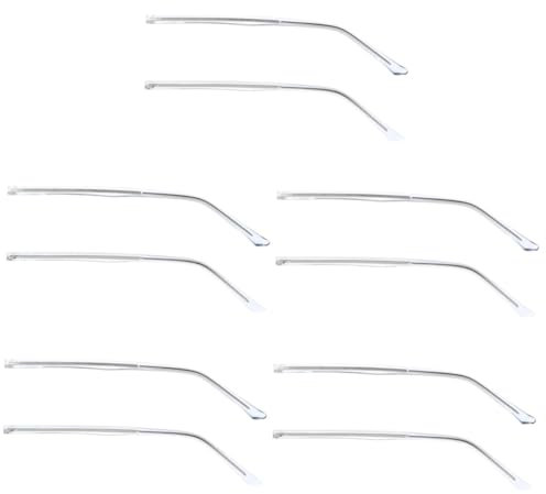 FRCOLOR 5pairs Eyeglasses Replacement Parts Temple Glasses Arm Legs Comfortable Nonslip Glasses Grips for Repair Kit
