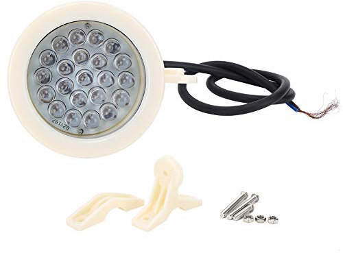 flexman Tauchbares LED Licht, 22 LED 24 V Innenhof Unterwasserlicht, Bunte Wasserdichte Lampe für Park, Pool, Brunnen, Unterwasserlandschaft, Außenbereich