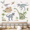 decalmile Wandtattoo XXL Dinosaurier Groß Wandaufkleber Kinder Dino Dschungel Palme Baum Wandsticker kinderzimmer Jungen Schlafzimmer Wohnzimmer Wanddeko