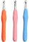 3 Stück Häkelnadel,Häkelnadel Set Ergonomische,Häkelset für Anfänger Häkelset Erwachsene,Häkeln & Stricken Tasche Häkelnadeln Set,Crochet Hook Häkel Zubehör,Häkelzubehör Häkelnadelset Kinde