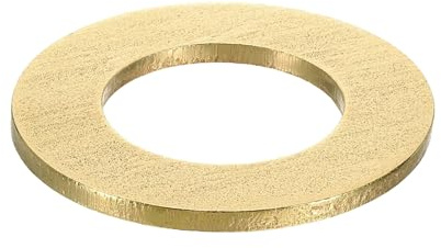 QUARKZMAN Unterlegscheiben Set, M30 x 54mm x 3mm Messing Ring Beilagscheiben Sortiment, Flach Sicherungsscheiben Dichtungsring Metallscheiben für Schrauben Bolzen Muttern