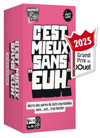 Es ist Besser ohne Euh – Gesellschaftsspiel – Familie & Freunde – 4 bis 10 Spieler – schnell, lustig und interaktiv – Großer Preis des Spielzeugs 2025