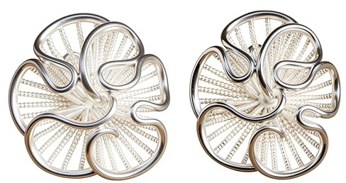 Ohrstecker Silber 925 Damen Teenager Mädchen Schmuck Blume Ohrringe Stecker Earrings for Women Hypoallergene Nickelfreie