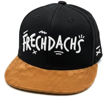 Hand und Feuer Snapback Cap Kinder Frechdachs Schwarz Canvas M