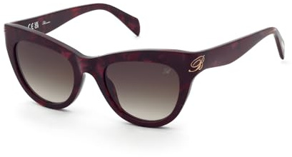 Blumarine Sunglasses SBM904 09E7 BORDEAUX MADREPERLA/ROSSO 52/21/140 Woman