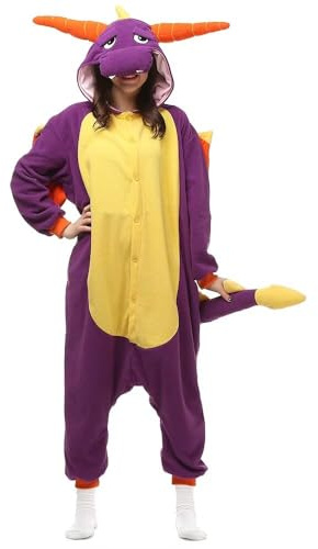 LBJR Ganzkörper Kostüm Jumpsuit Onesie Tier Fasching Karneval Halloween kostüm Cosplay Schlafanzüge Erwachsene