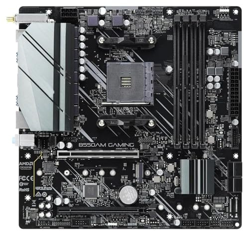 schede madri Fit For ASRock B550AM GAMING MATX AMD B550 Socket AM4 DDR4 64GB SATA3 HDMI WIFI for serie Ryzen 2000/3000