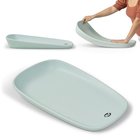 Ms BabyWorld FOAMY - Cambiador de Bebé Antideslizante EVA - Impermeable, Fácil de limpiar, Compacto para Viajes y Uso Diario | Desde 0m hasta 12 meses| 67x41x10