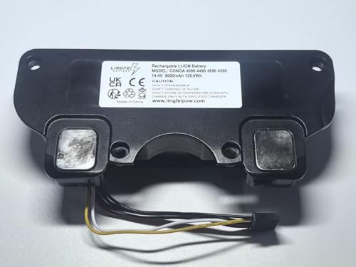 Batería de repuesto de alta capacidad de 14,4 V 9000 mAh para robot aspirador Cecotec Conga 4090/4490/4590/4690