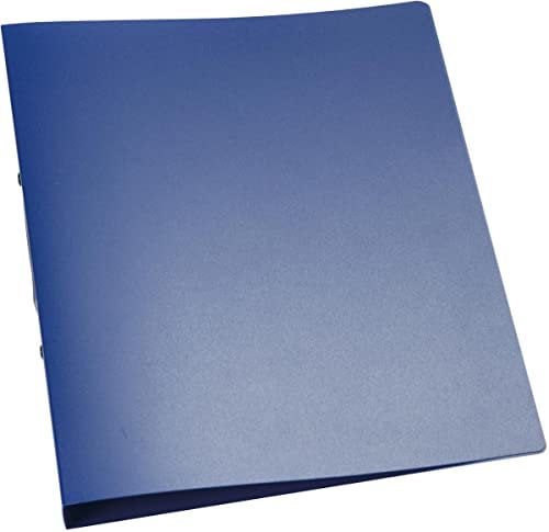 Q-CONNECT KF02483 Ringbuch A4, 2-Ring, Ring- 25 mm, blau-transparent