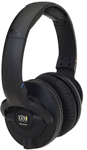 KRK KNS 6400 Negro Circumaural Diadema Auricular - Auriculares (Circumaural, Diadema, Alámbrico, 10-22000 Hz, 2,5 m, Negro)